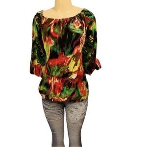 Ashley Stewart Sz 18 Women Shirt Blouse